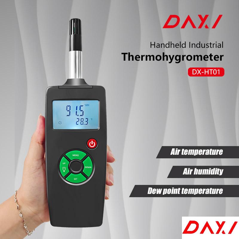 Digital Humidity Temperature Meter Temperature Humidity Sensor Instruments  - China Humidity Temperature Meter, Thermometer Hygrometer